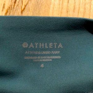 Athleta Attitude fleece lined joggers. Bali Green!
